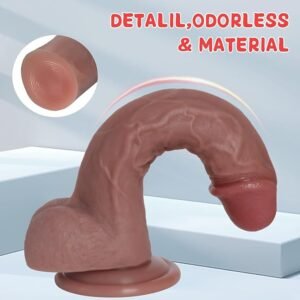 Realistic Dildo with Strong Suction Cup - saxdoll.pk