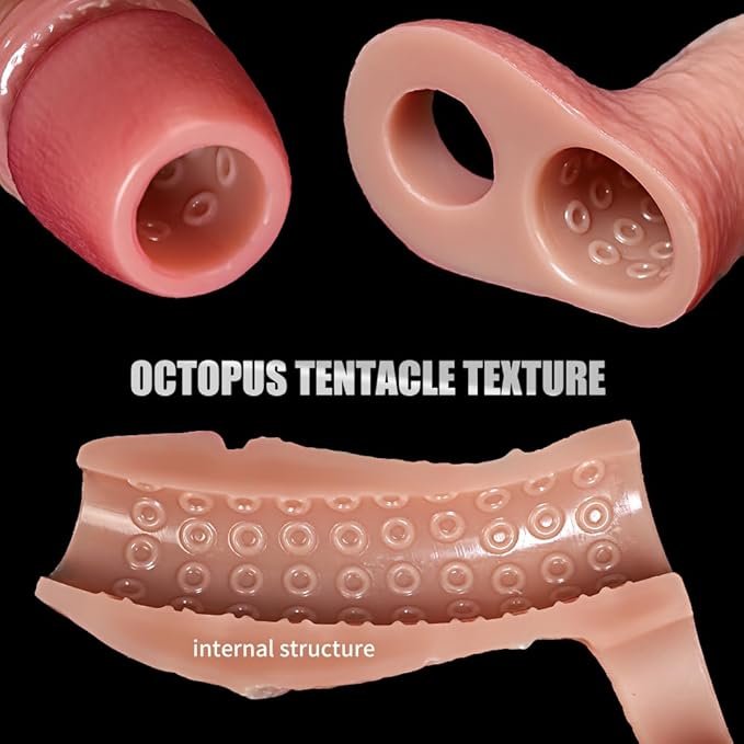 Girth Thick Realistic Penis Sleeve - SaxDoll.Pk