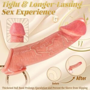 Penis Sleeve Huge Realistic Glans - SaxDoll.Pk