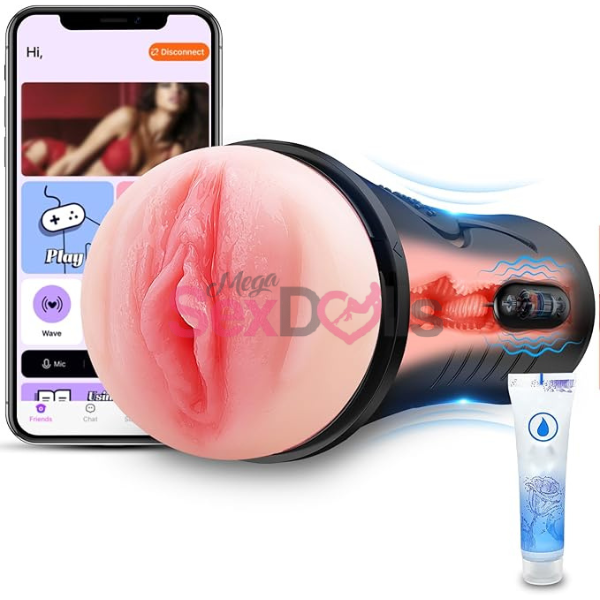 Vibrating Masturbator Squeezable Pocket Pussy - SaxDoll.Pk