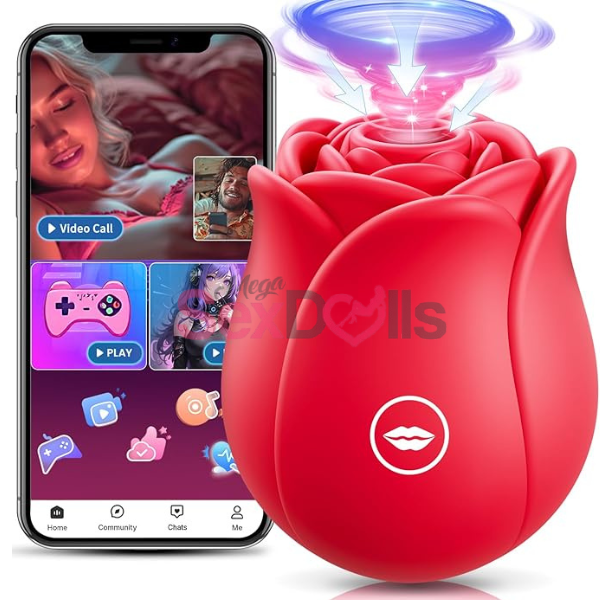 Rose Toy Clit Sucker Sucking Vibrator - SaxDoll.Pk