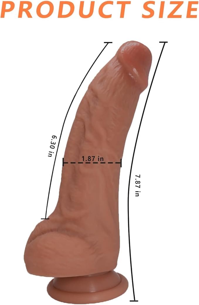 7 Inch Realistic Silicone Dildo