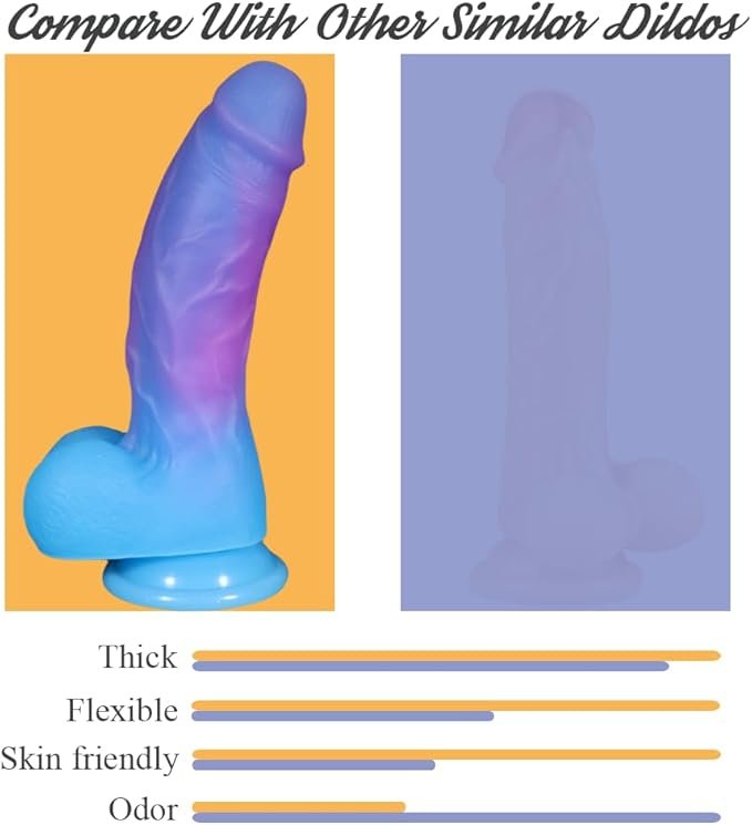 8 Inch Realistic Thick Silicone Dildo