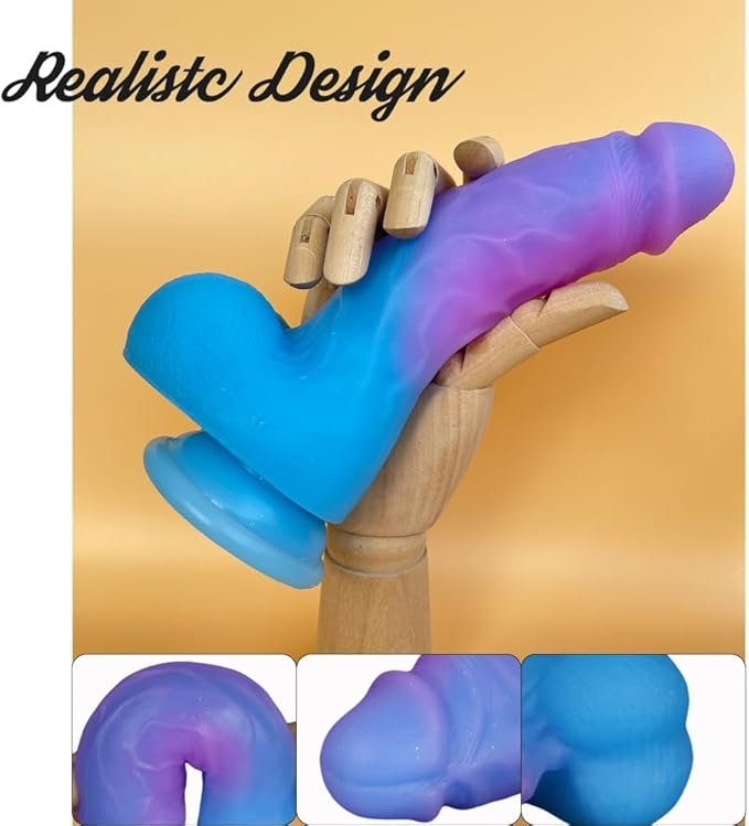 8 Inch Realistic Thick Silicone Dildo