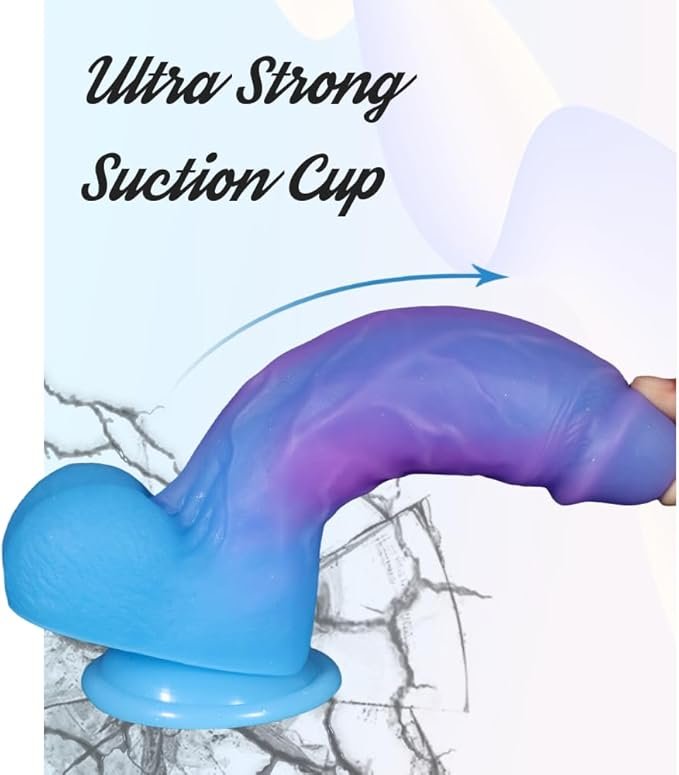 8 Inch Realistic Thick Silicone Dildo