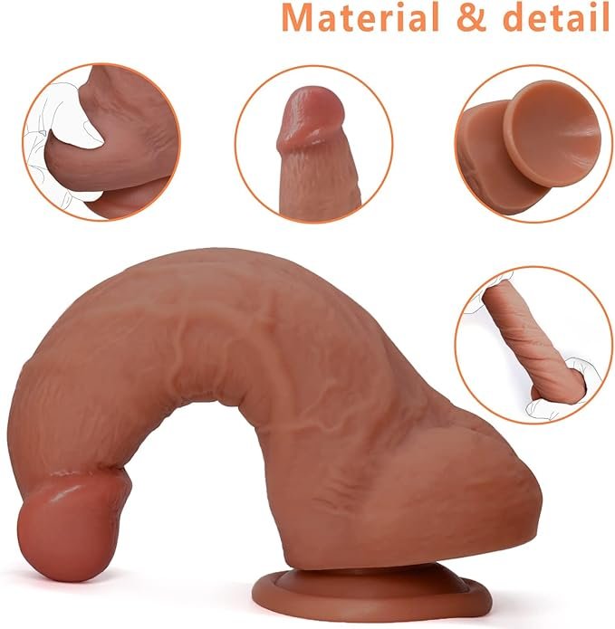 7 Inch Realistic Silicone Dildo