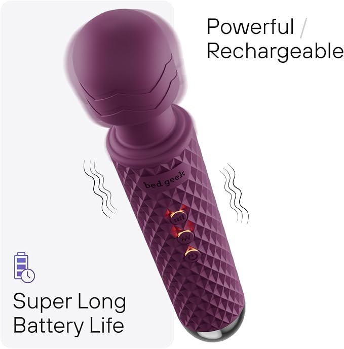 bed geek Handheld Cordless Personal Wand - SaxDoll.Pkbed geek Handheld Cordless Personal Wand - SaxDoll.Pk