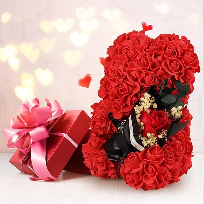 Mothers Day Rose Bear