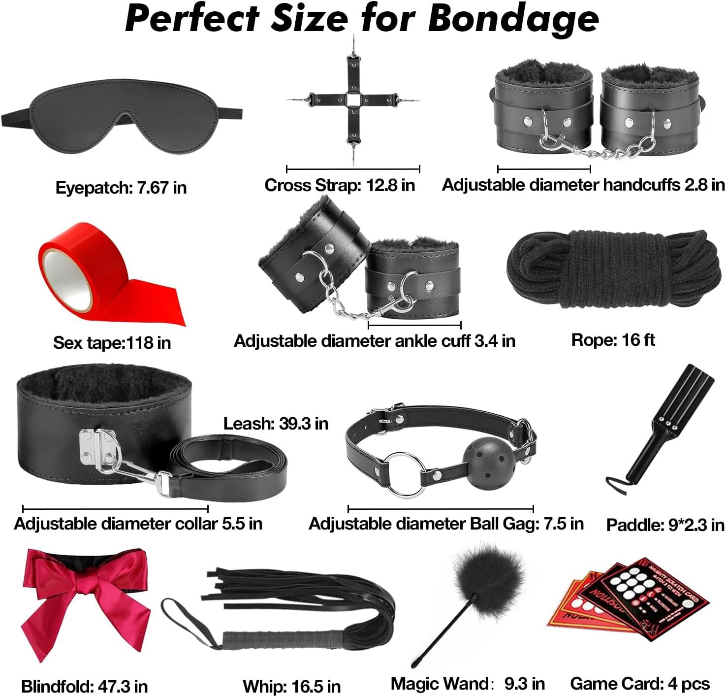 Sex Toys BDSM Restraints Dildo
