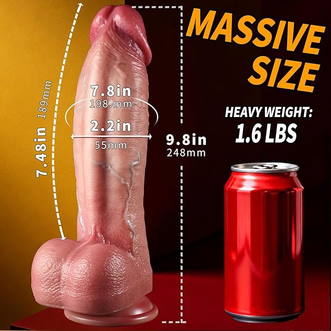 Premium Liquid Silicone Soft Skin Dildo - SaxDoll.Pk