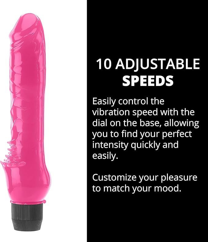 Adam & Eve Pink Vibrator Dildo