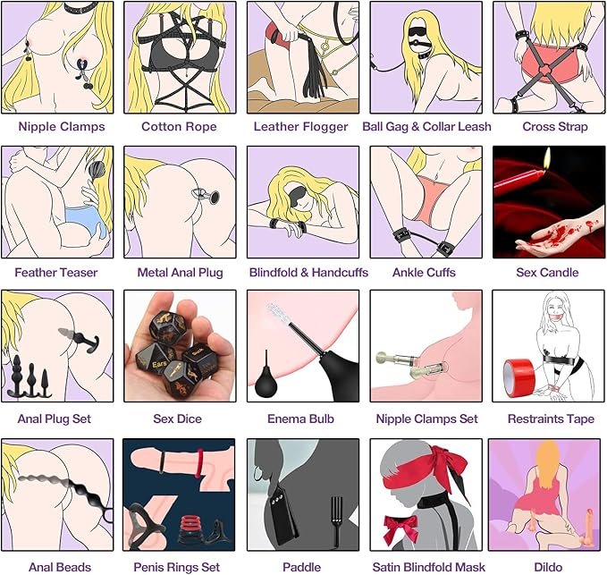Sex Toys BDSM Restraints Dildo