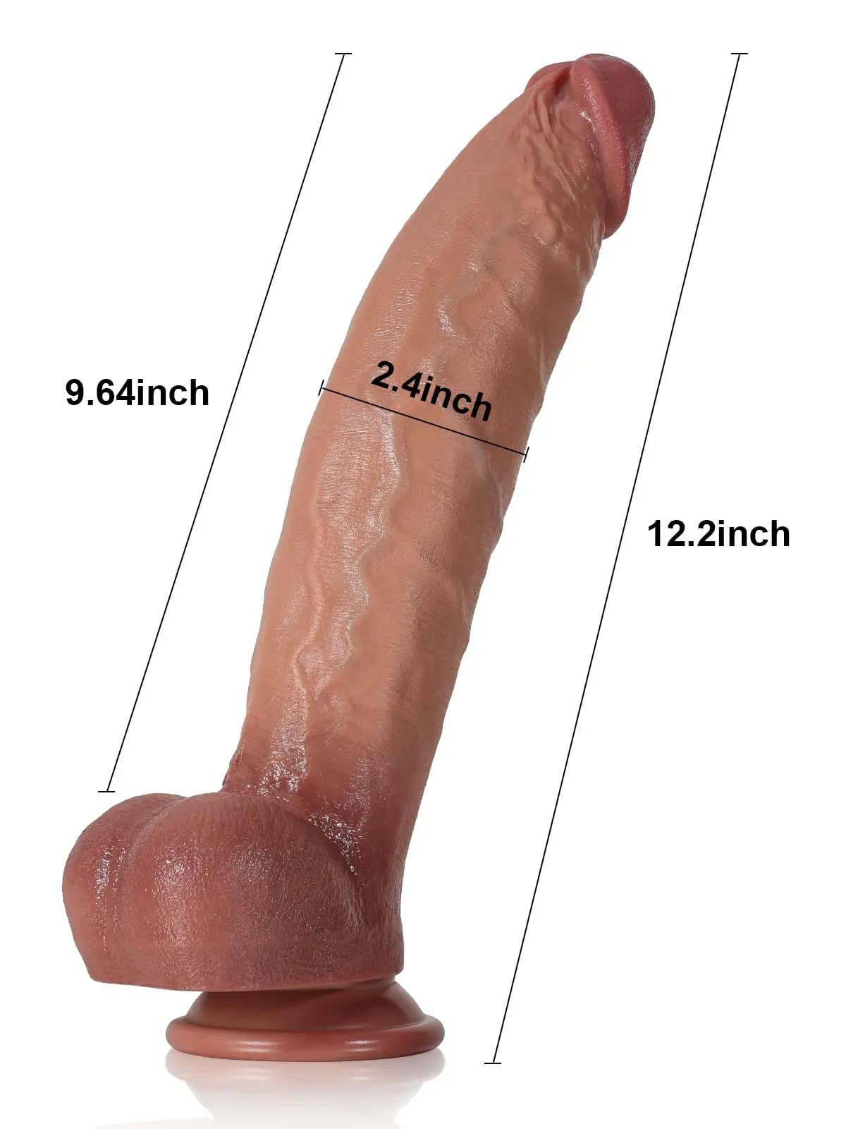 Large Super Thick Realistic Flesh Dildo - SaxDoll.Pk