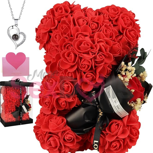 Mothers Day Rose Bear