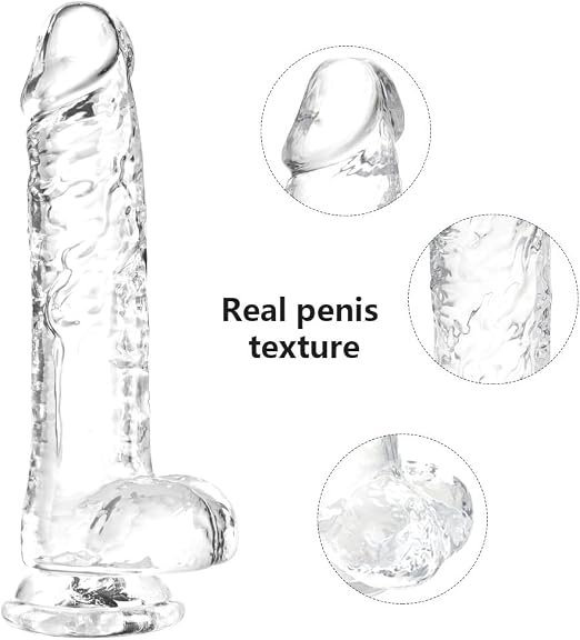 Clear Realistic Dildo Set - SaxDoll.Pk