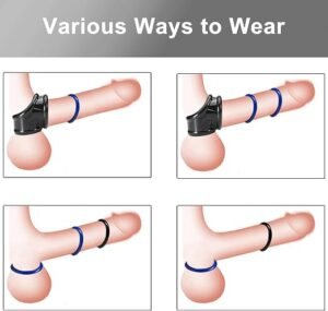Penis Ring Adjustable Silicone Cock Ring - SaxDoll.Pk