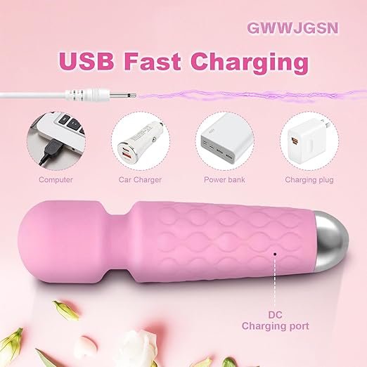 GWWJGSN Handheld Cordless Vibrating Neck - SaxDoll.Pk