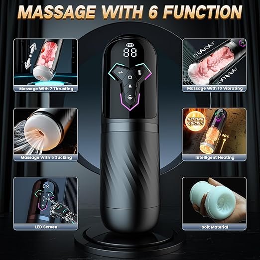 Heating Male Masturbator Penis Pump - SaxDoll.Pk