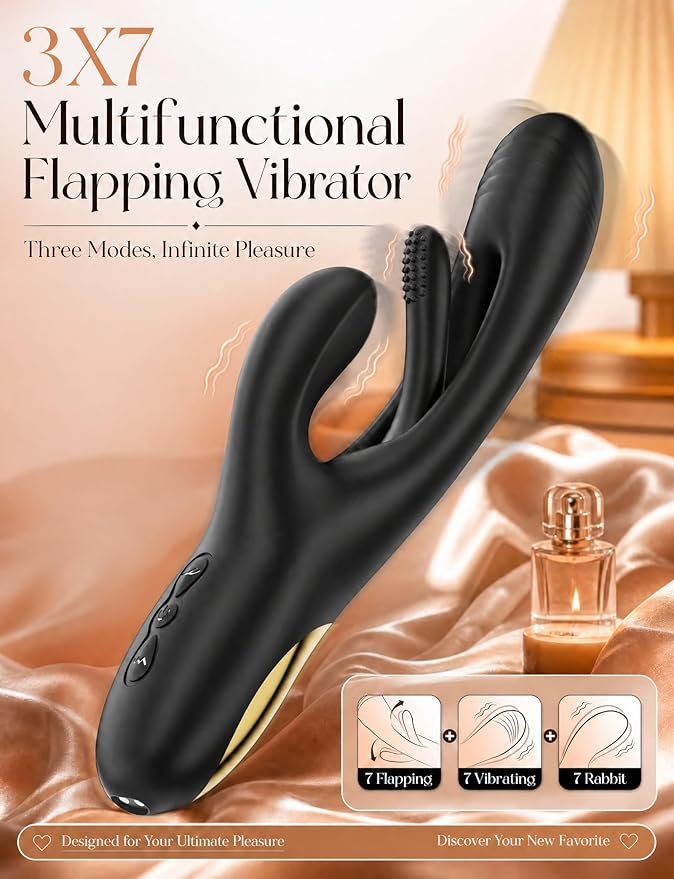 3 in 1 Sex Toys Rabbit Vibrator for Women - SaxDoll.Pk