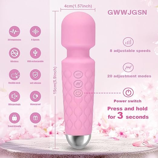 GWWJGSN Handheld Cordless Vibrating Neck - SaxDoll.Pk