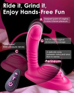 Riding Grinding Thrusting Dildo Vibrator - SaxDoll.Pk