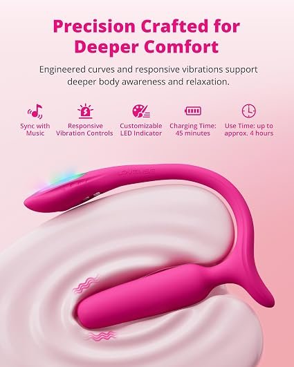 LOVENSE Lush Anal Vibrating Butt Plug - SaxDoll.Pk