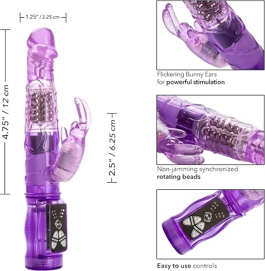 CalExotics Novelties Petite Jack Rabbit Vibrator - SaxDoll.Pk