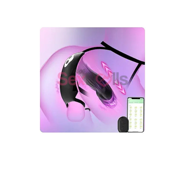 Wearable Thrusting Prostate Massager Anal Vibrator - SaxDoll.Pk