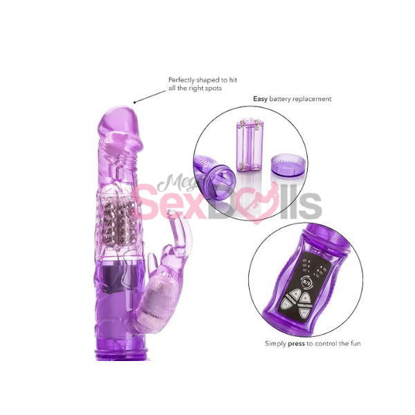 CalExotics Novelties Petite Jack Rabbit Vibrator - SaxDoll.Pk