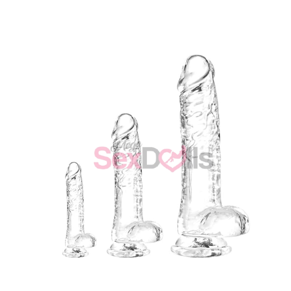 Clear Realistic Dildo Set - SaxDoll.Pk