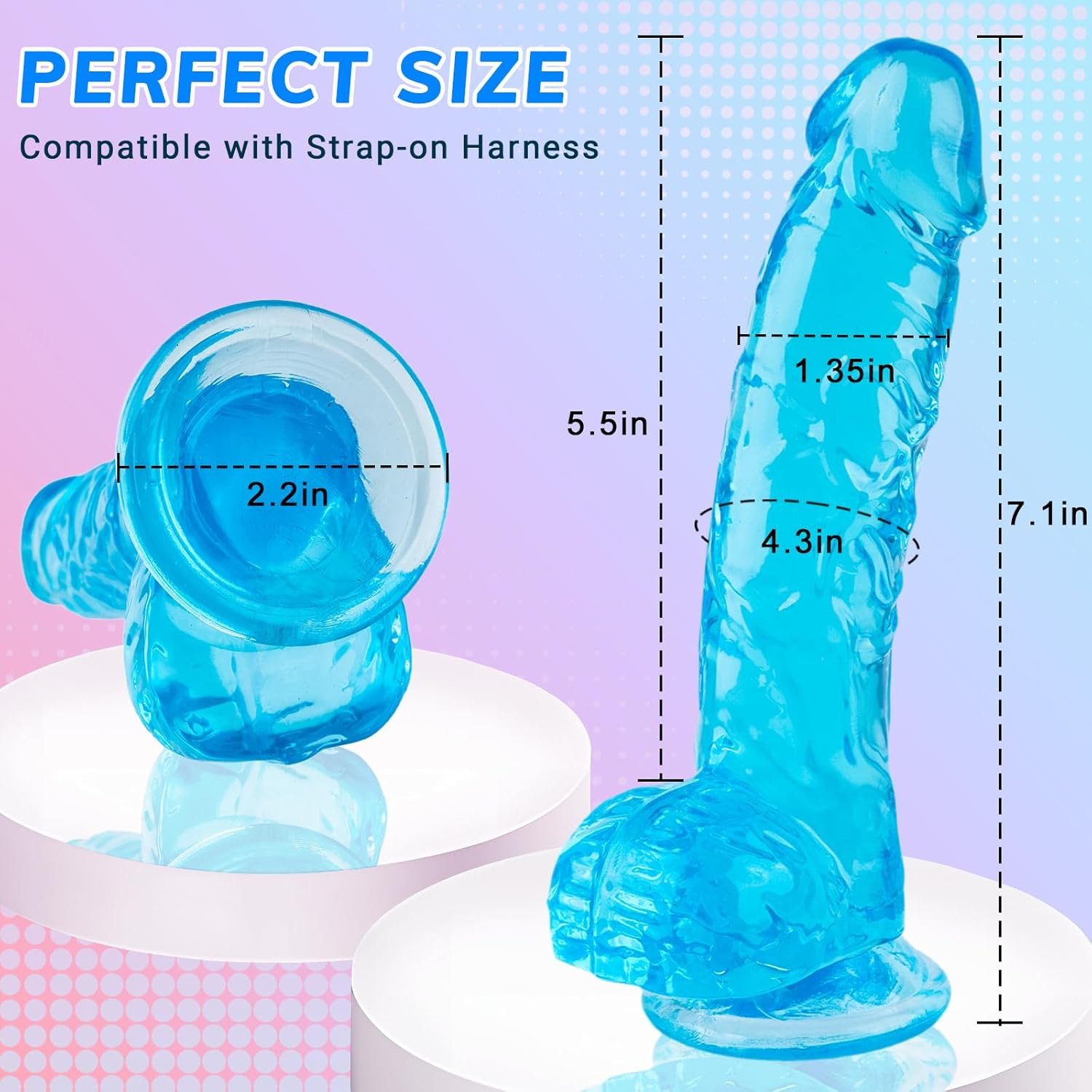 7 Inch Realistic Dildo - Image 4