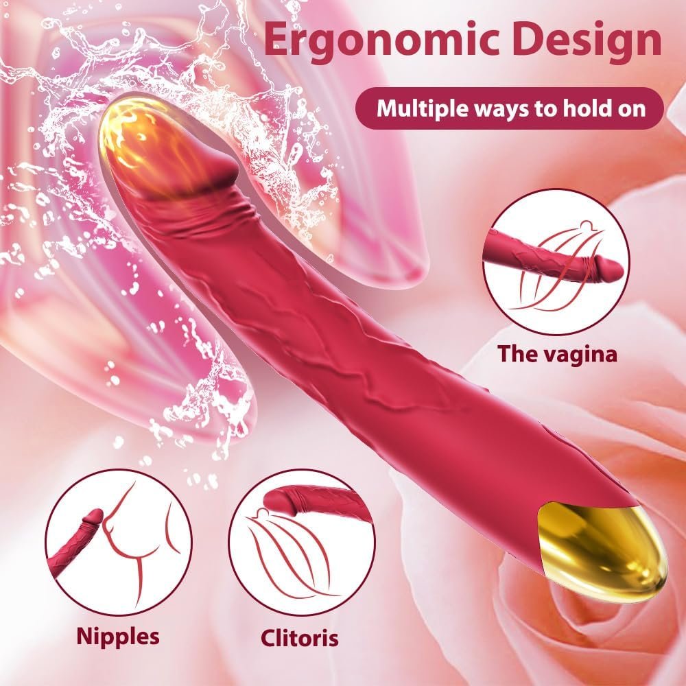 7.6 Inch Realistic Dildo Vibrator for Women - Image 3
