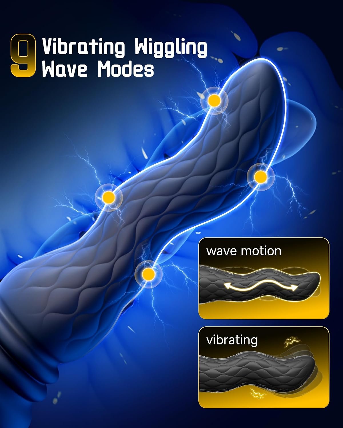 Beisar 3 in 1 Prostate Massager Anal Vibrator - SaxDoll.Pk