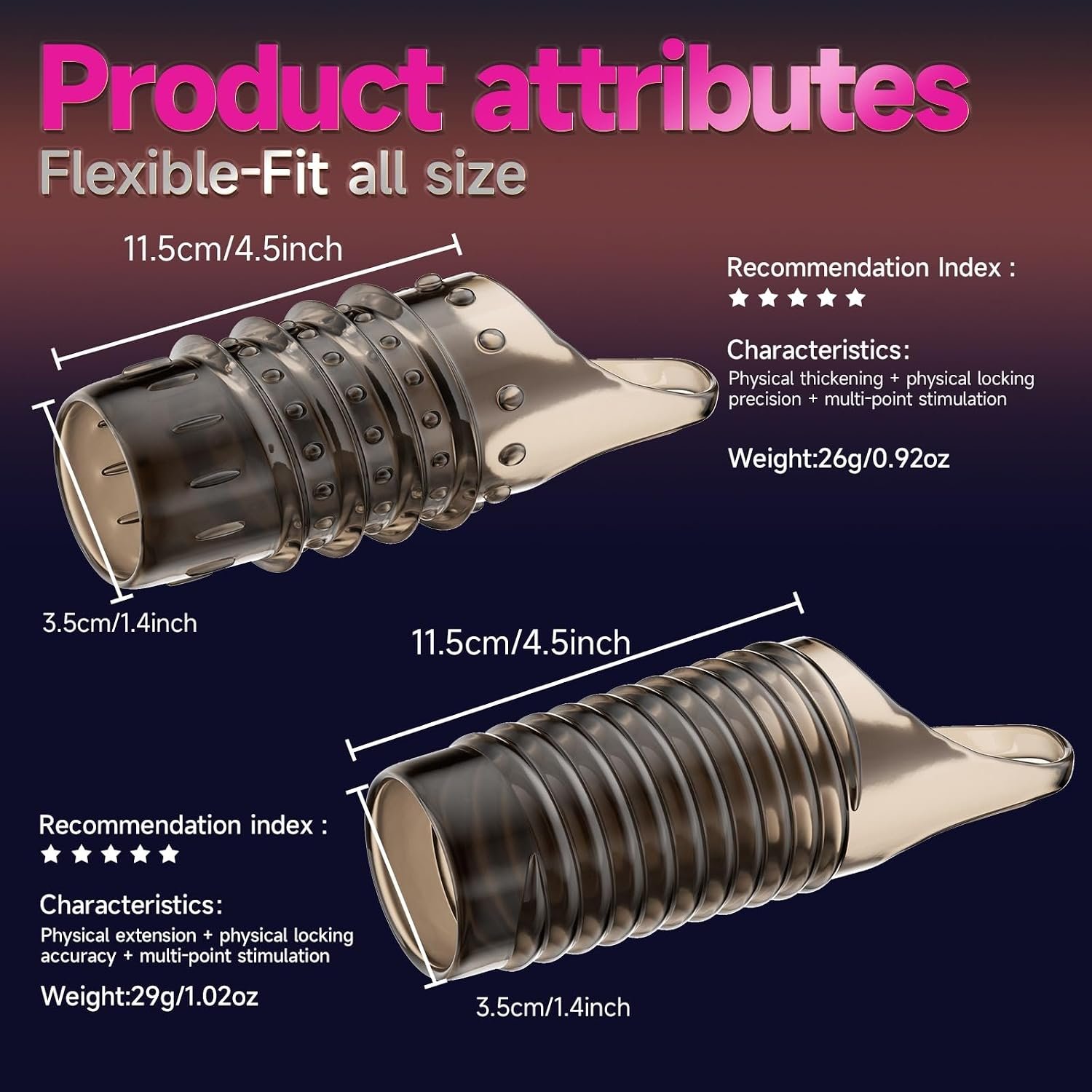 Sex Toys Silicone Penis Rings Cock Rings - SaxDoll.Pk
