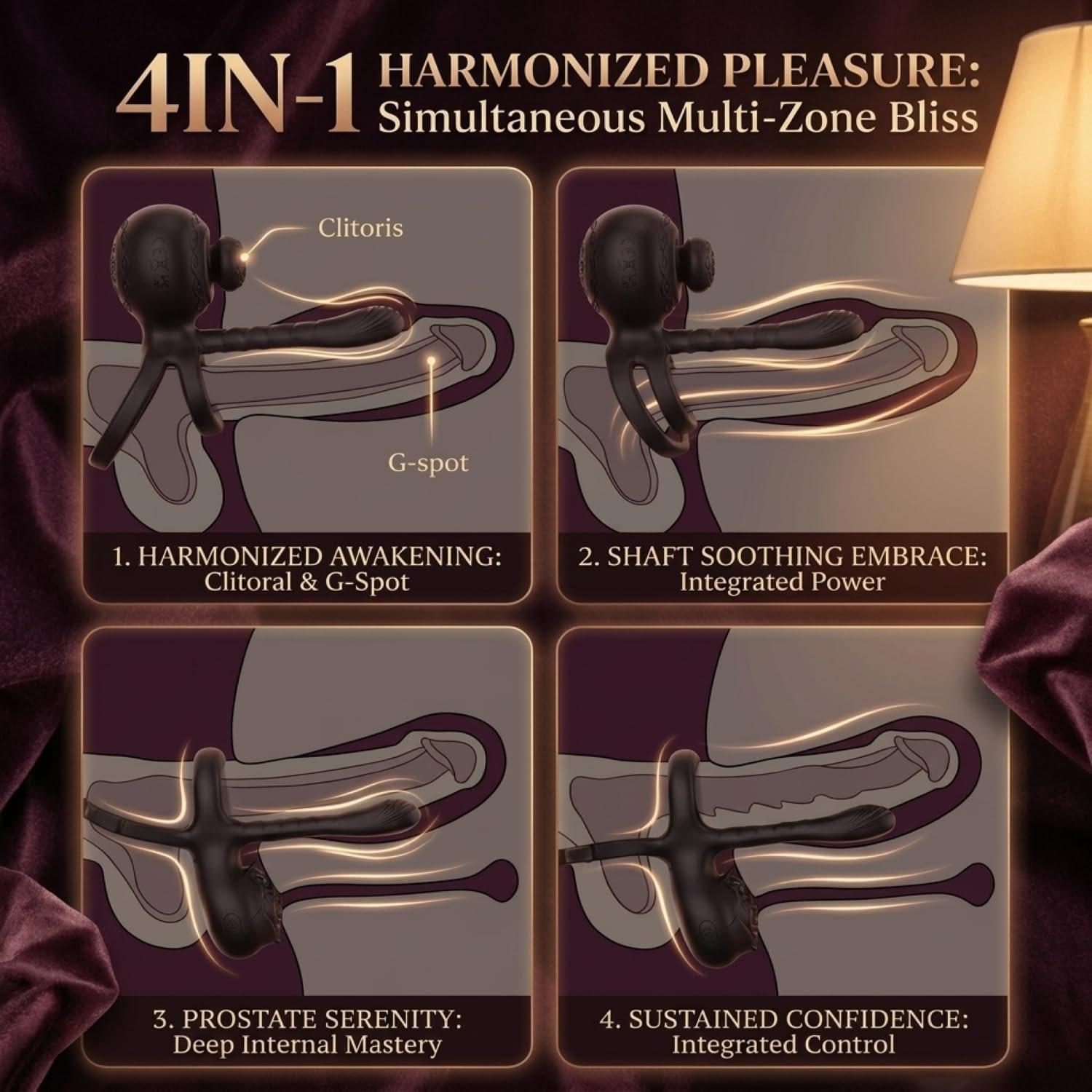 Vibrating Cock Ring Penis Sleeve - SaxDoll.Pk