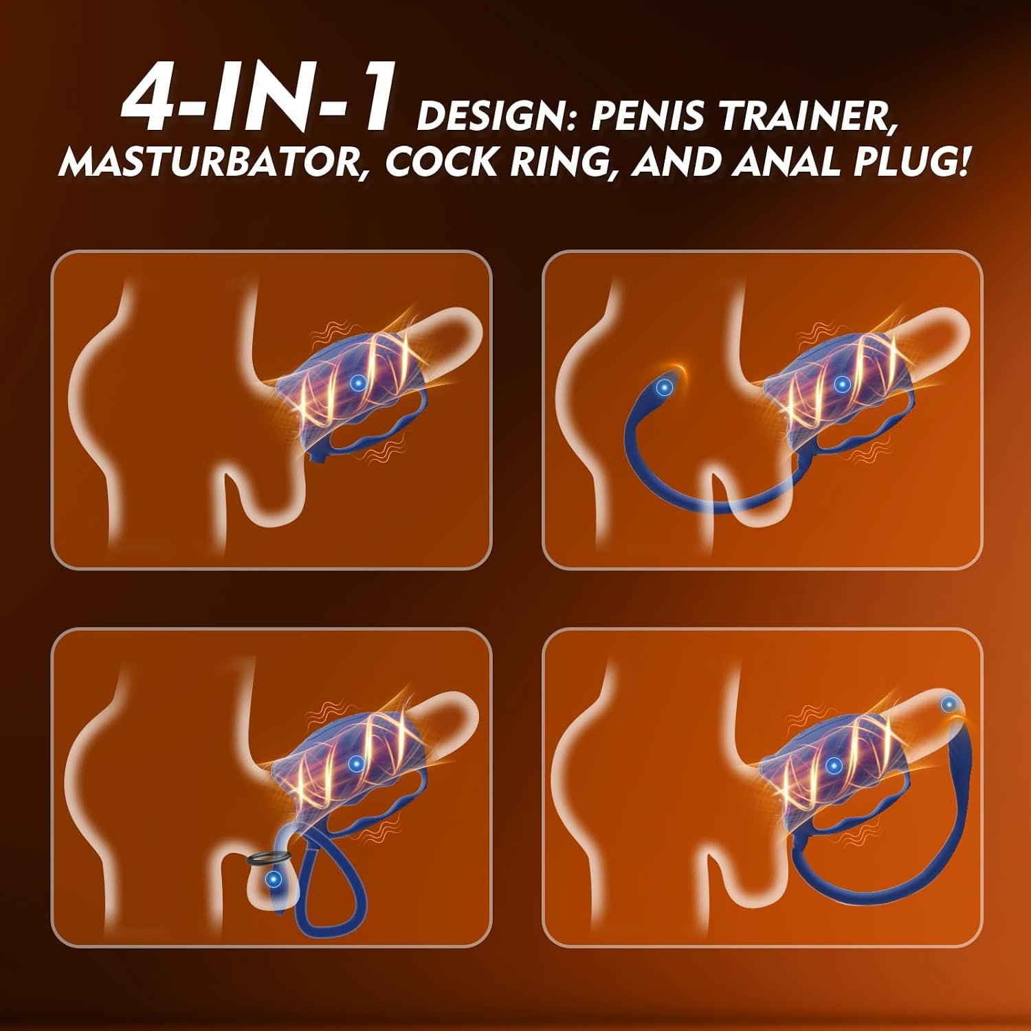 Male Masturbator with Detachable Butt Plug - SaxDoll.Pk