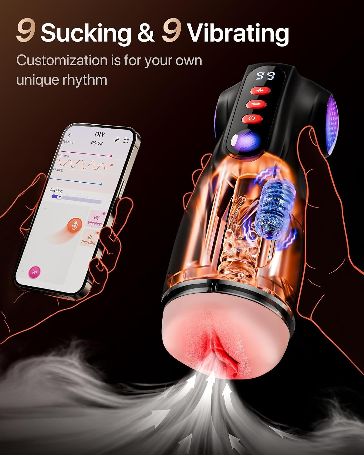 Sucking Male Masturbator Pocket Pussy - SaxDoll.Pk