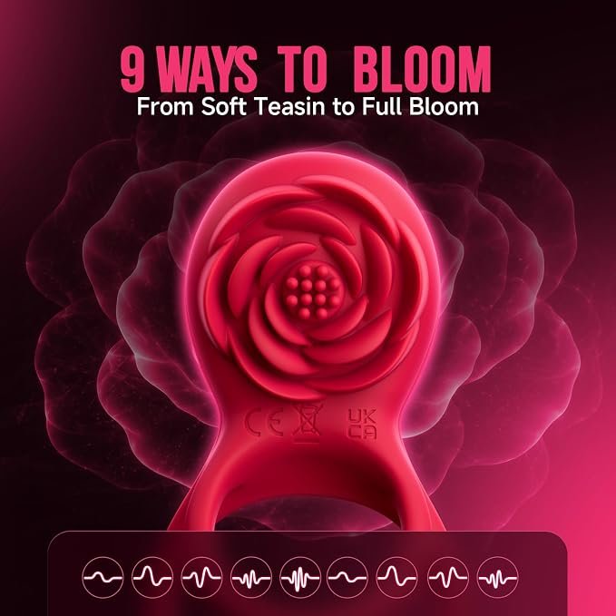 Rose Toy Vibrating Cock Ring