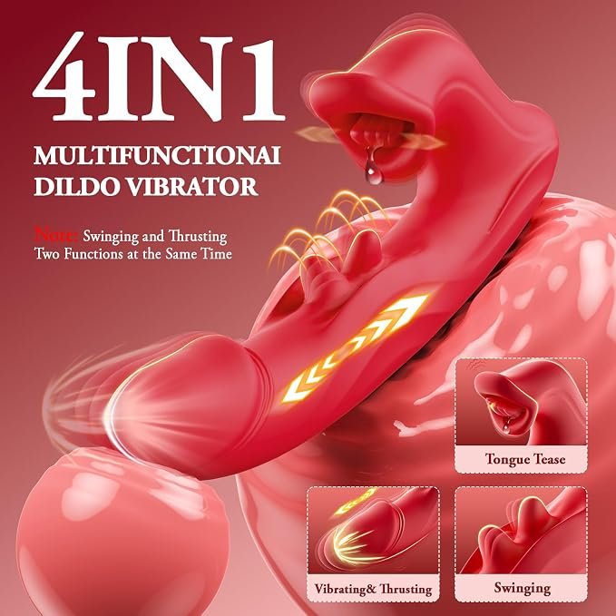 Thrusting Dildo Vibrator