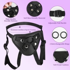 Strap on Dildo with Harness 8.3 Inch - SaxDoll.Pk