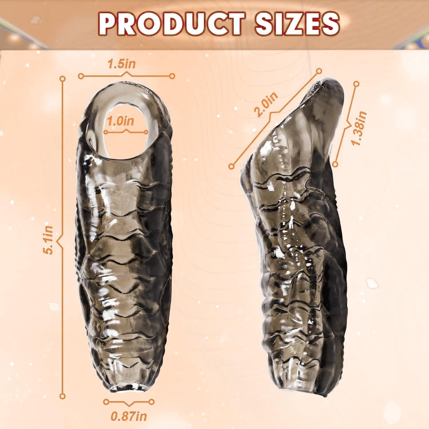 Penis Sleeve Cock Ring Sex Toy - SaxDoll.Pk