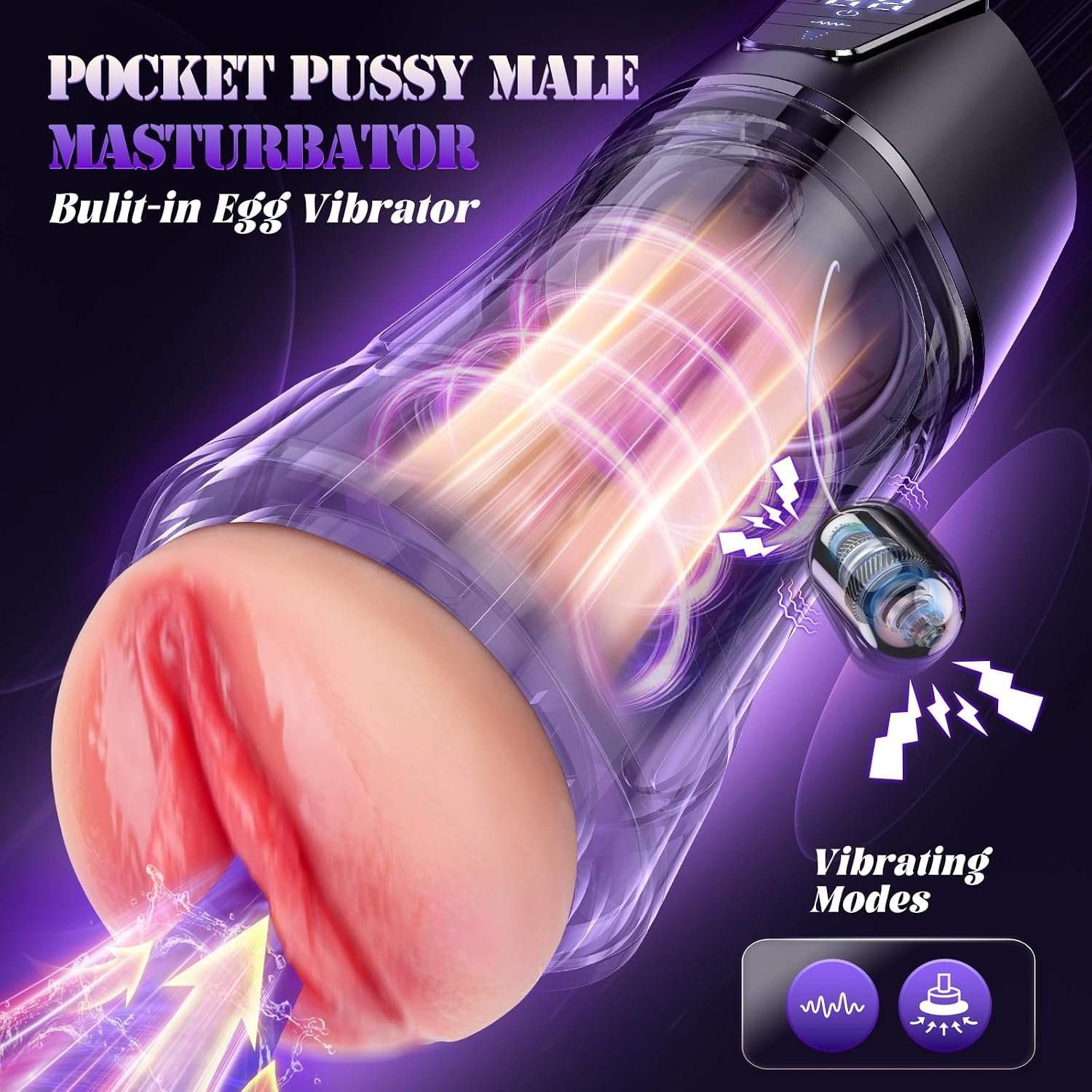 Waterproof Male Masturbator Sucking Stroker - SaxDoll.Pk