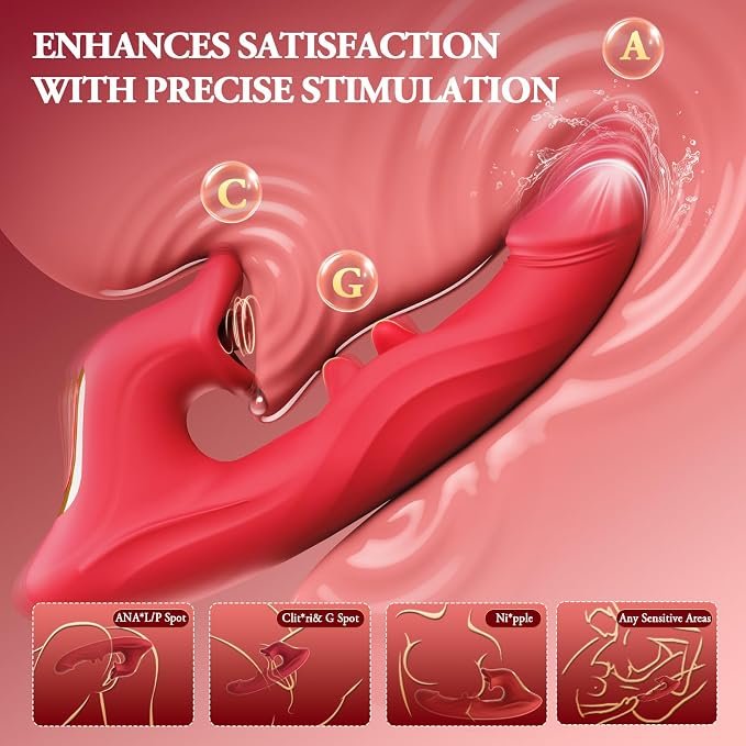 Thrusting Dildo Vibrator