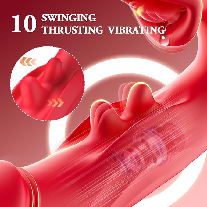 Thrusting Dildo Vibrator