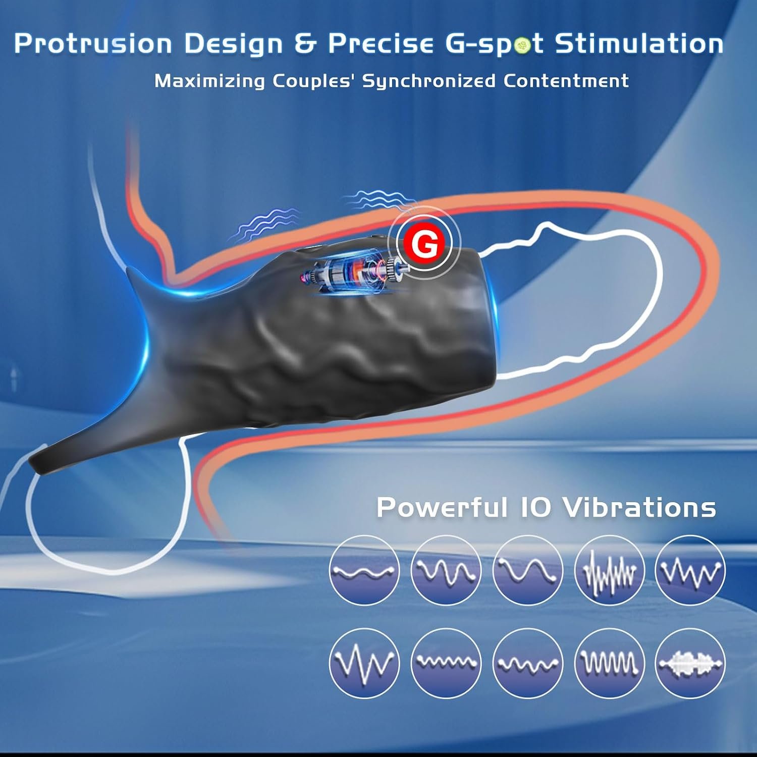 Soft Vibrating Penis Sleeve Cock Ring - SaxDoll.Pk