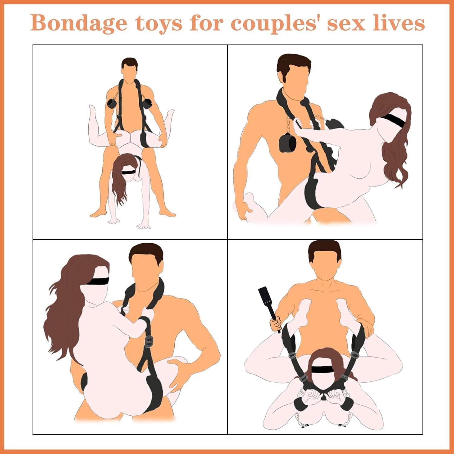 Sex Bondage BDSM Kit Nipple Clamps - SaxDoll.Pk