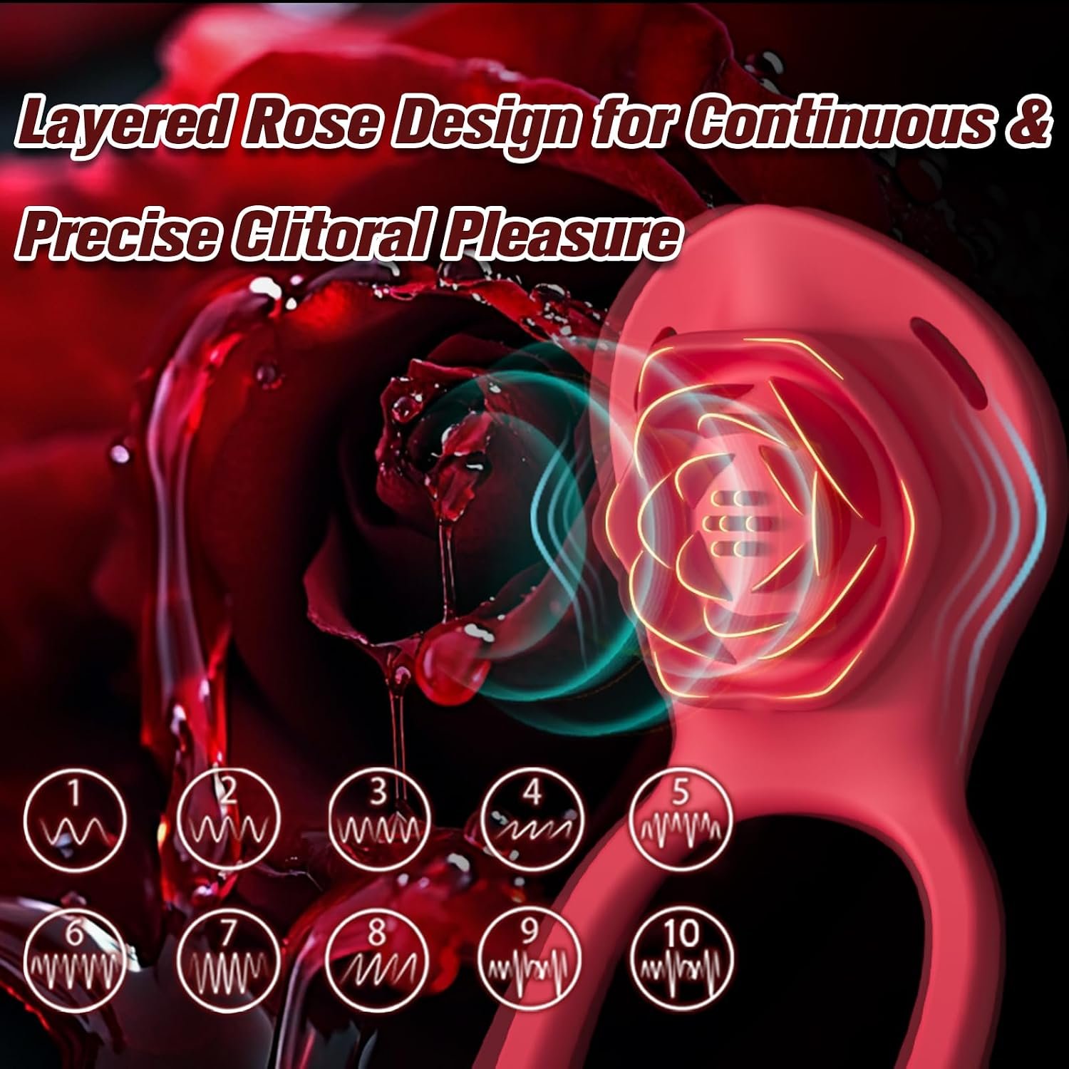 Rose App Remote Control Wearable Vibrator - SaxDoll.Pk
