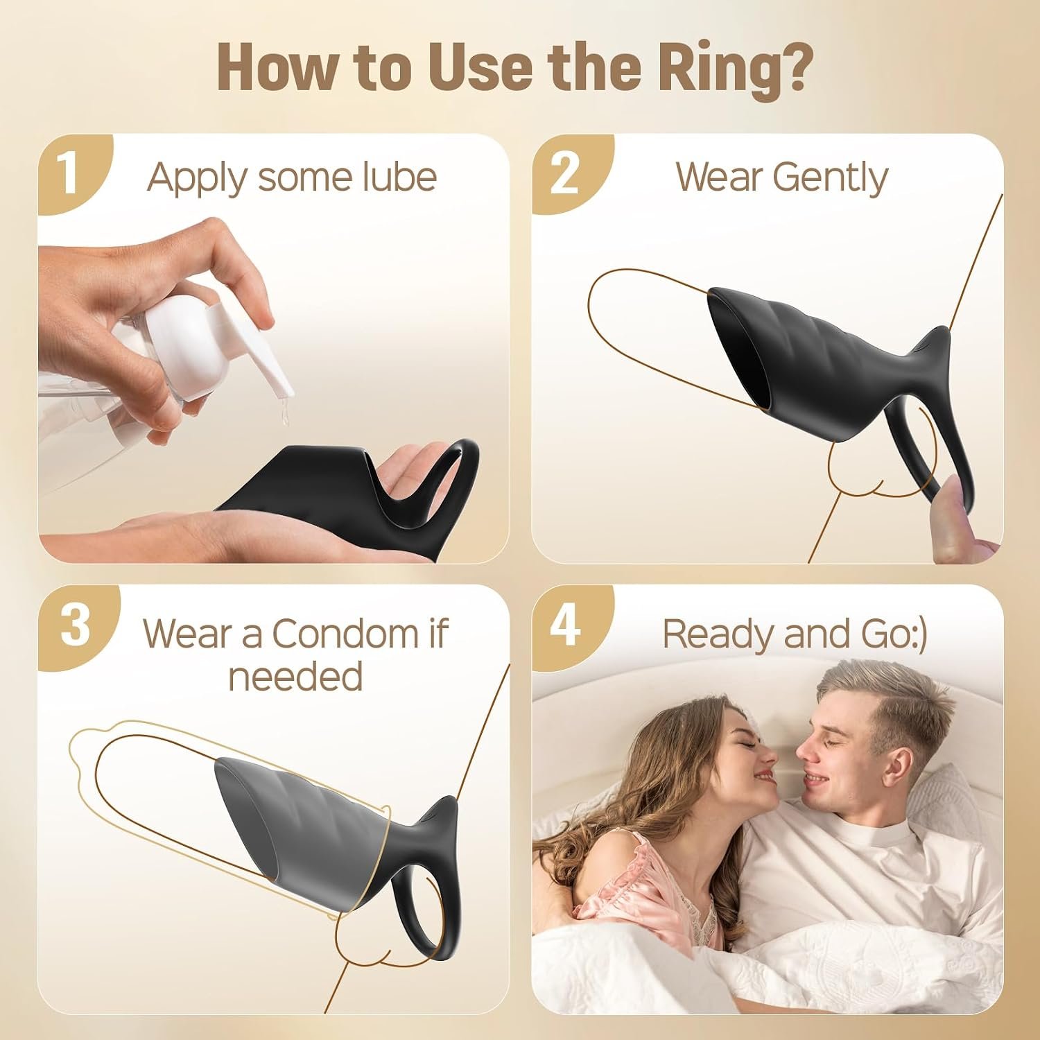 Cock Ring Penis Sleeve Vibrator - SaxDoll.Pk
