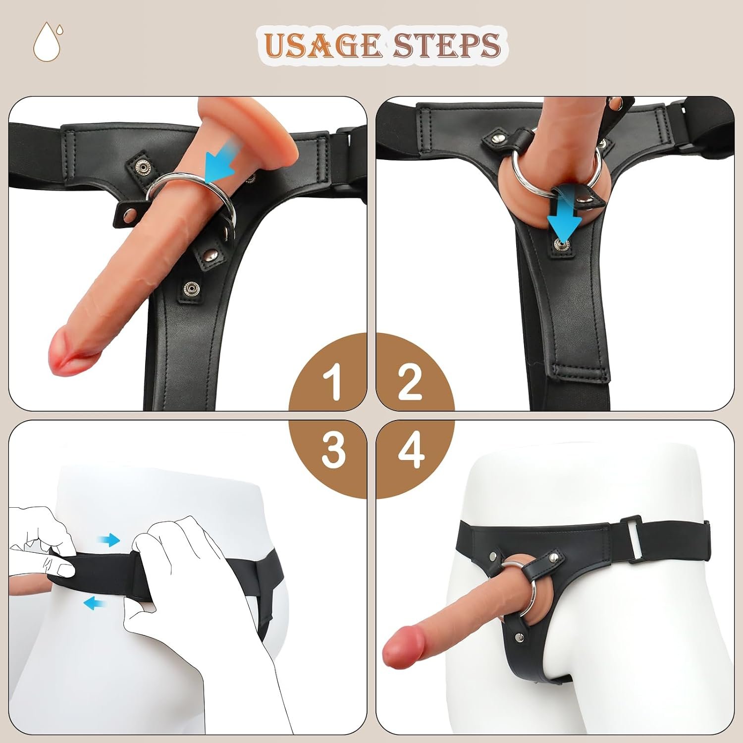 Strap on Dildo Harness Adult Sex Toys - SaxDoll.Pk