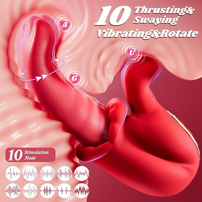 Tongue Vibrator Rose